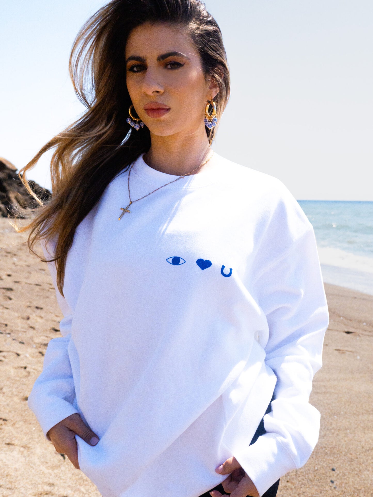 Santorini Crewneck Sweatshirt