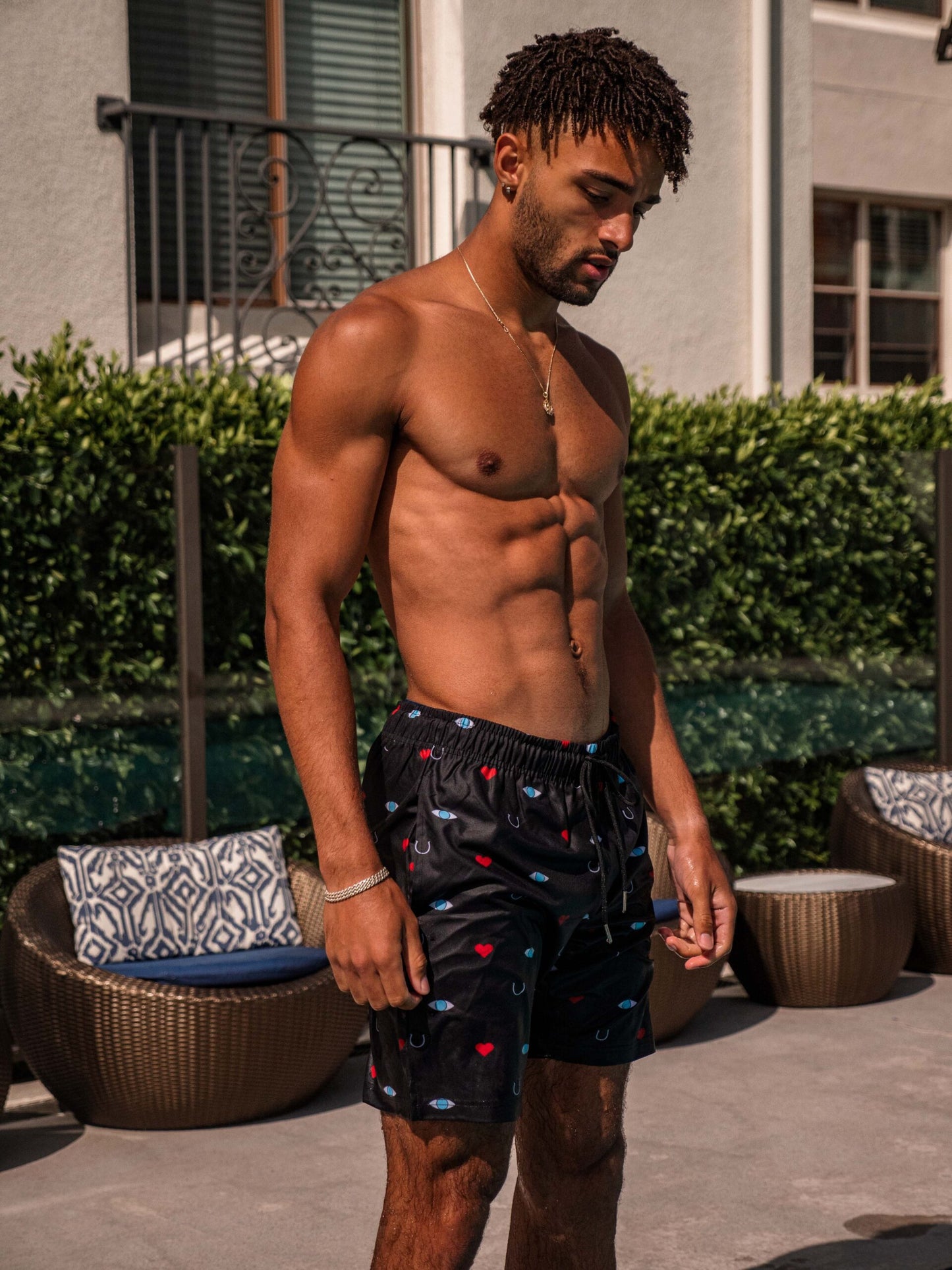 Monogram Swim Trunks