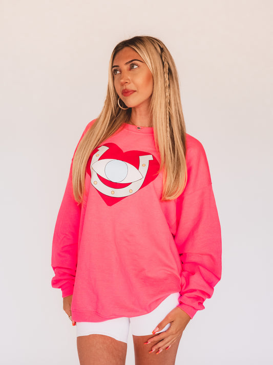 Bubblegum Pink Crewneck