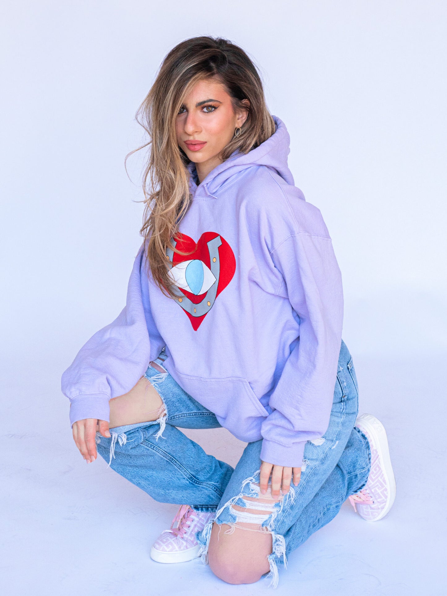 Lavender Logo Hoodie