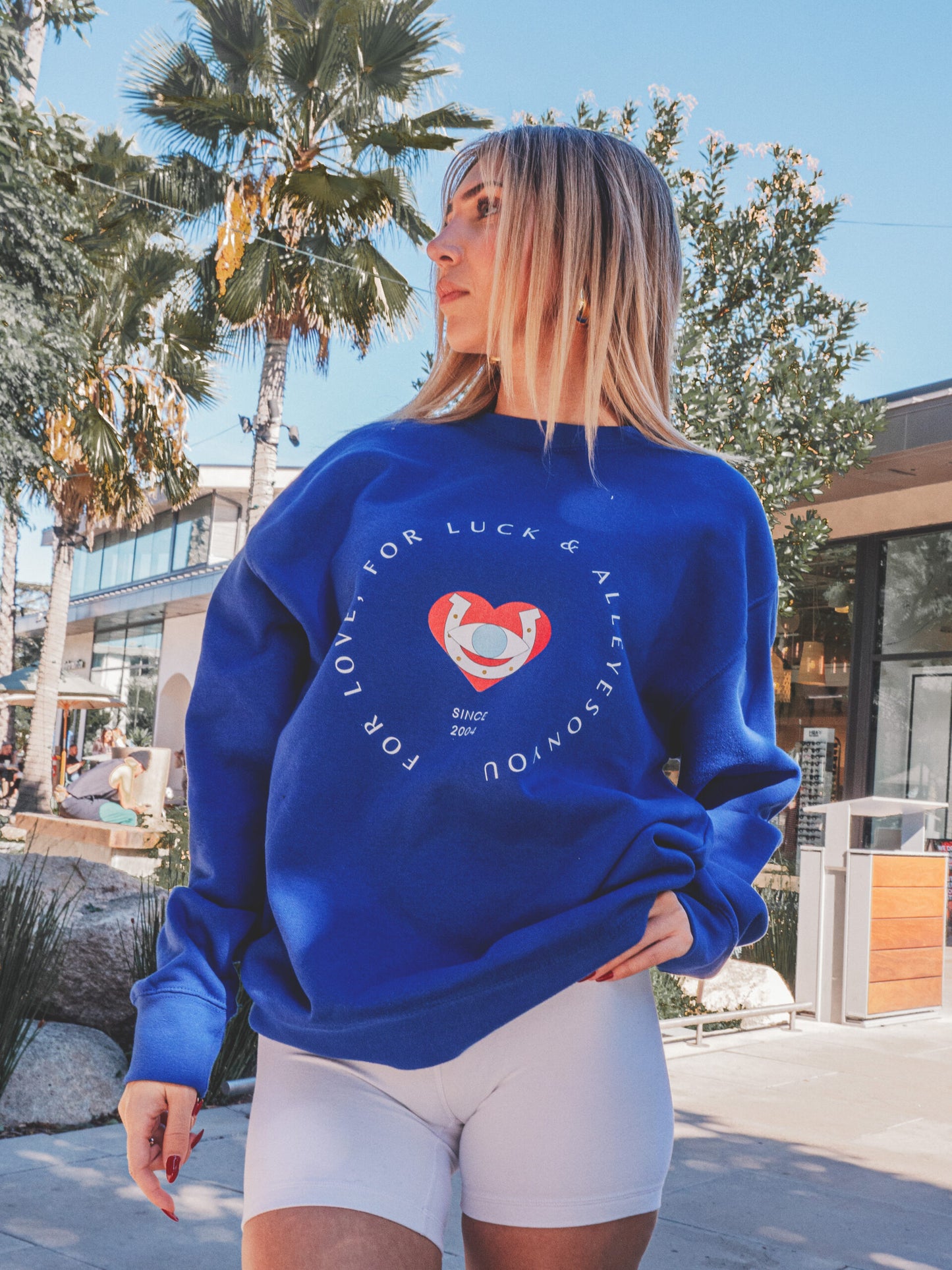 Royal Blue Essentials Sweater