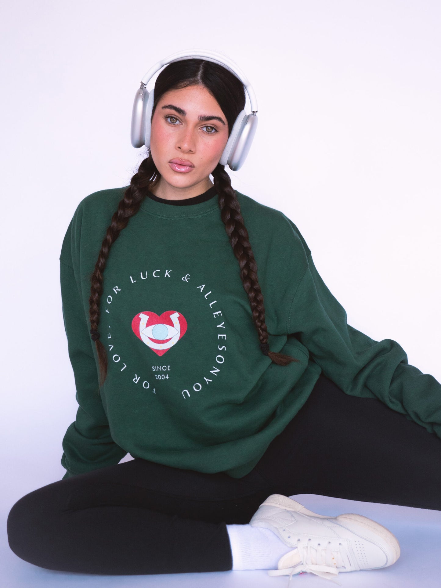 Forest Green Essentials Sweater