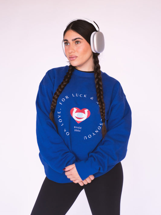 Royal Blue Essentials Sweater