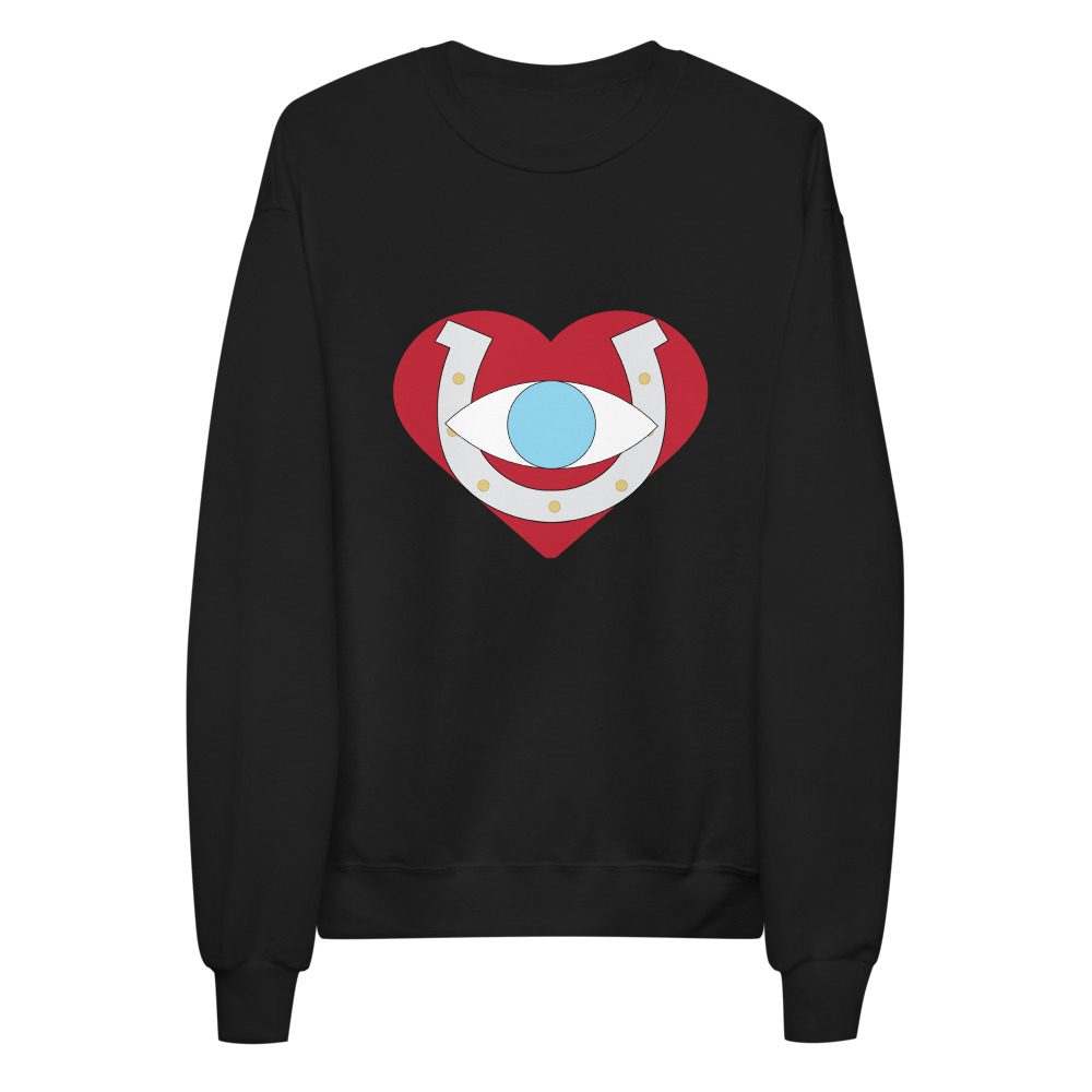 Black Logo Crew Neck Sweater